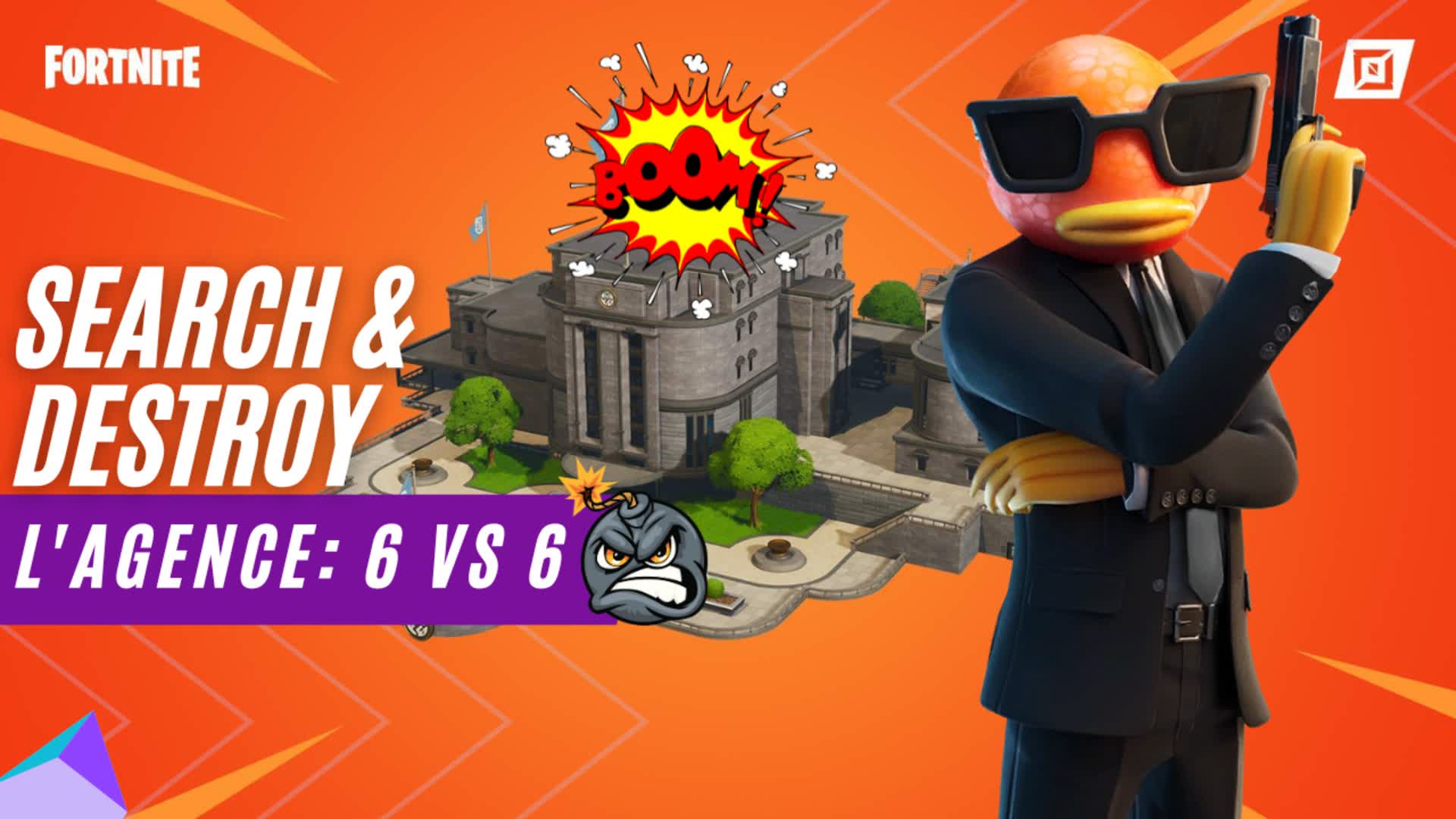 Search & Destroy: L'Agence 9627-3163-0281 by nissart - Fortnite