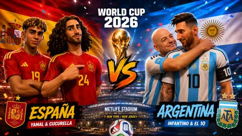 SPAIN vs MESSI INFANTINO FINAL WORLD CUP