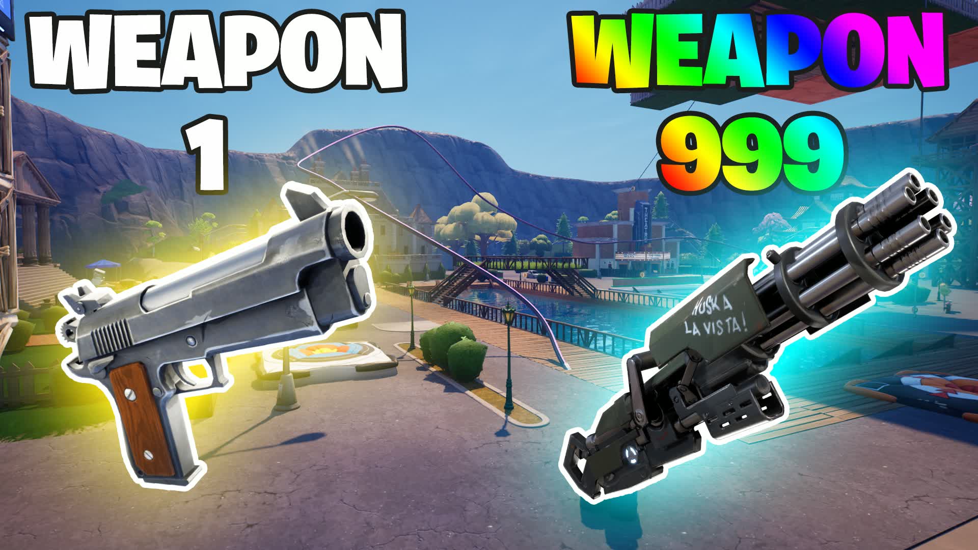 CRAZY 🤣 GUN GAME  FFA ONE SHOT🎯