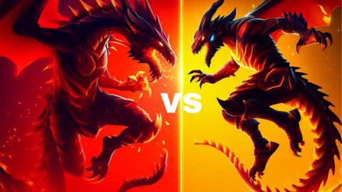 🌋 RED VS YELLOW - THE FLOOR IS LAVA 🐲
