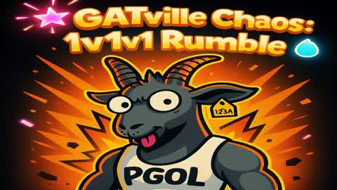💥 GOATville Chaos: 1v1v1 Rumble 🐐🔥
