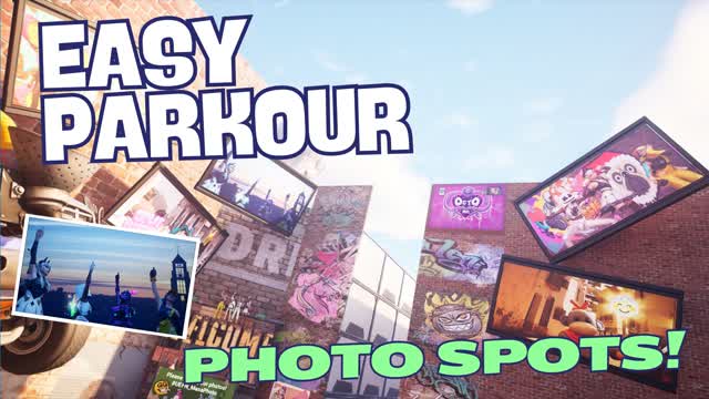 Easy Parkour! Photo Spots!