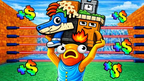 COLLECT ALL BRAINROTS TSUNAMI ESCAPE