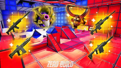 CRAZY RED VS BLUE 🔴🔵 ZERO BUILD