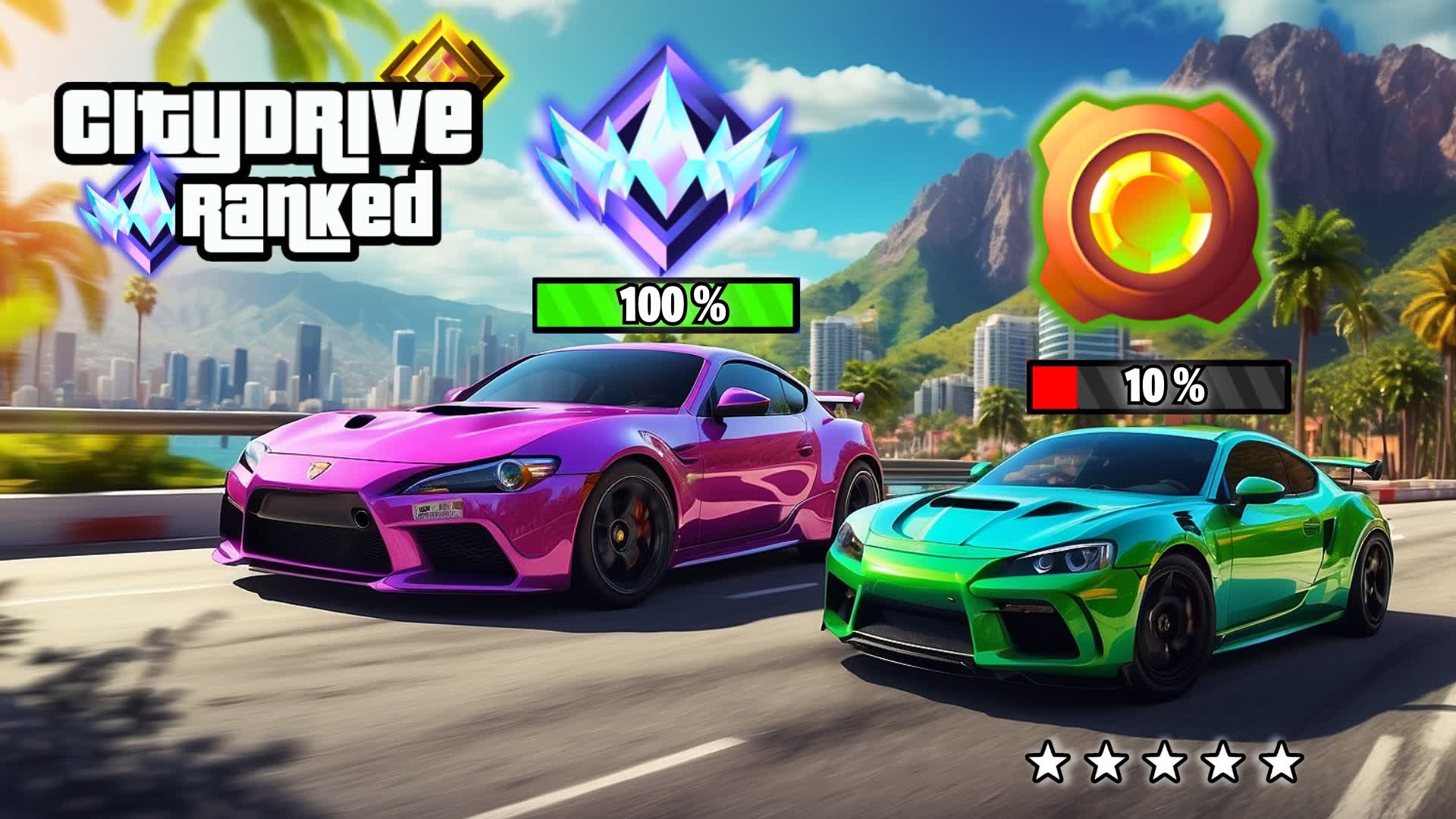 🚔City Drive- Ranked All Weapons 💥 6670-3226-2087 by jacob_maps ...