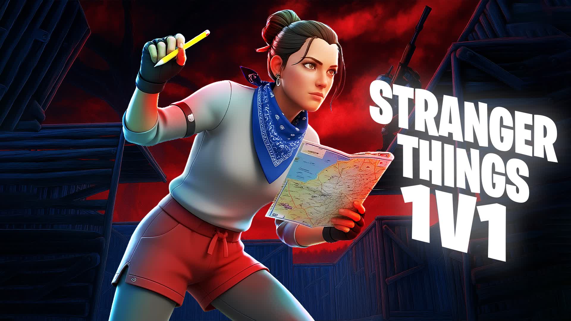STRANGER THINGS 1V1 BUILD FIGHT 🕷️!