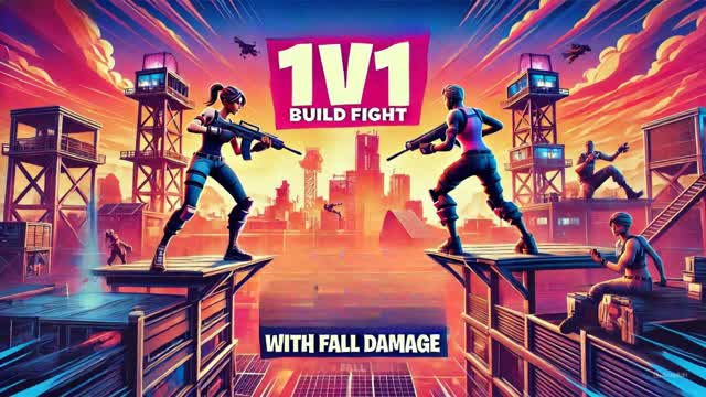 1v1 Build With Fall Damage