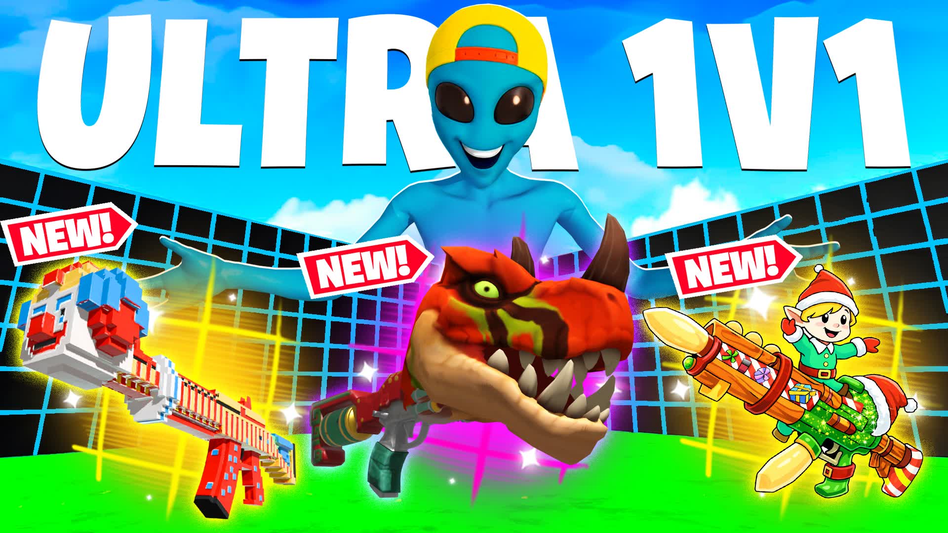 ULTRA 1V1 ALL GUNS & VEHICLES 🎯 FFA