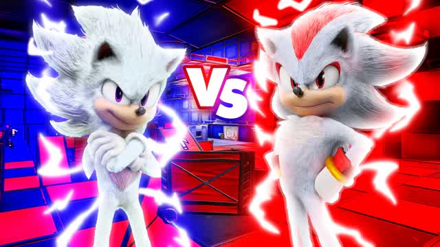 RED VS BLUE🔴SHADOW VS SONIC🔵NO BUILD🚫