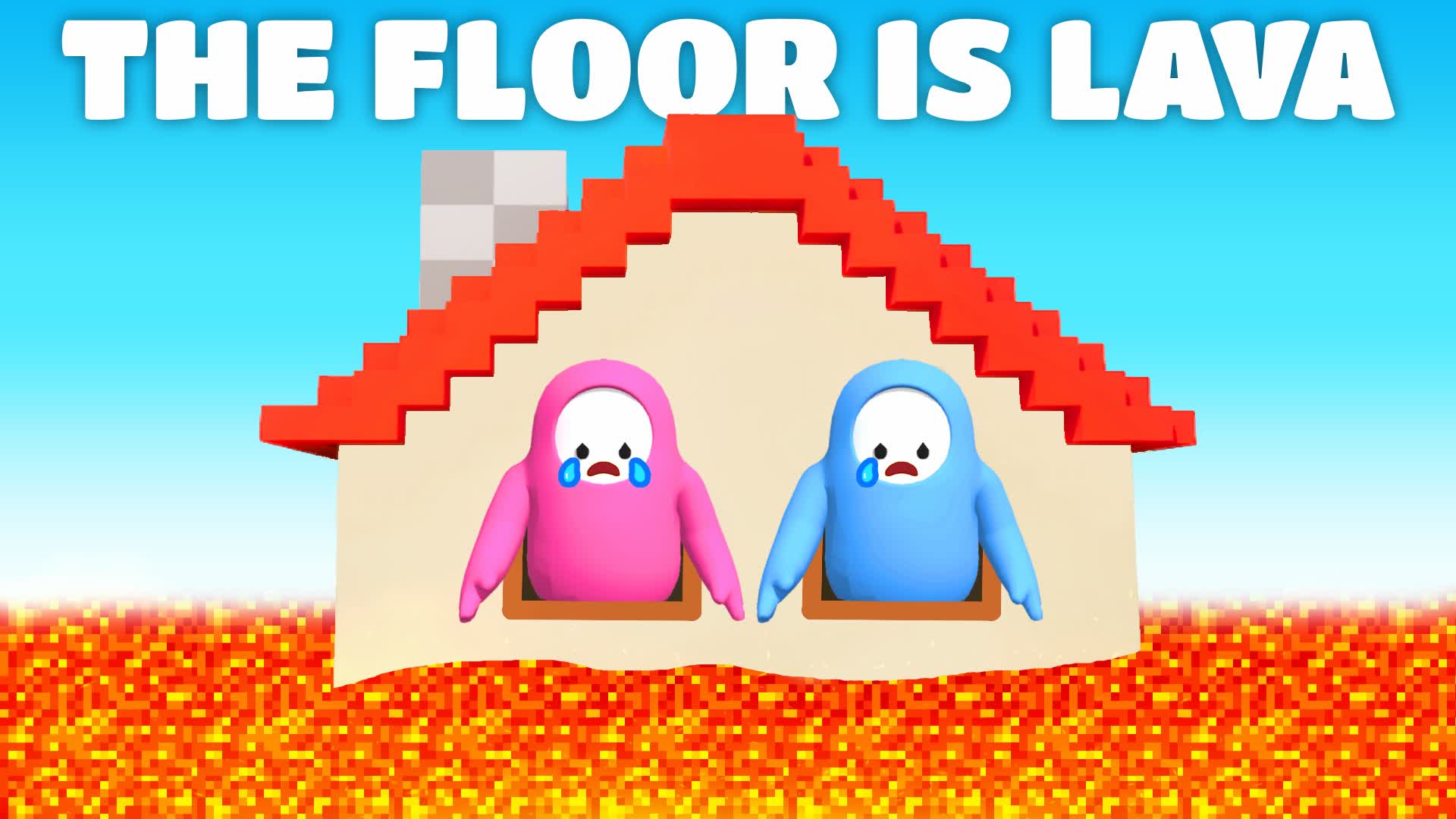 THE FLOOR IS LAVA PARKOUR 🔥 MINIGAME