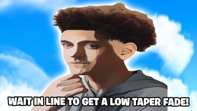 Wait in Line to Get a Low Taper Fade!