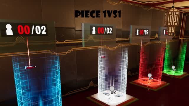 1vs1 Piece Control Training Map