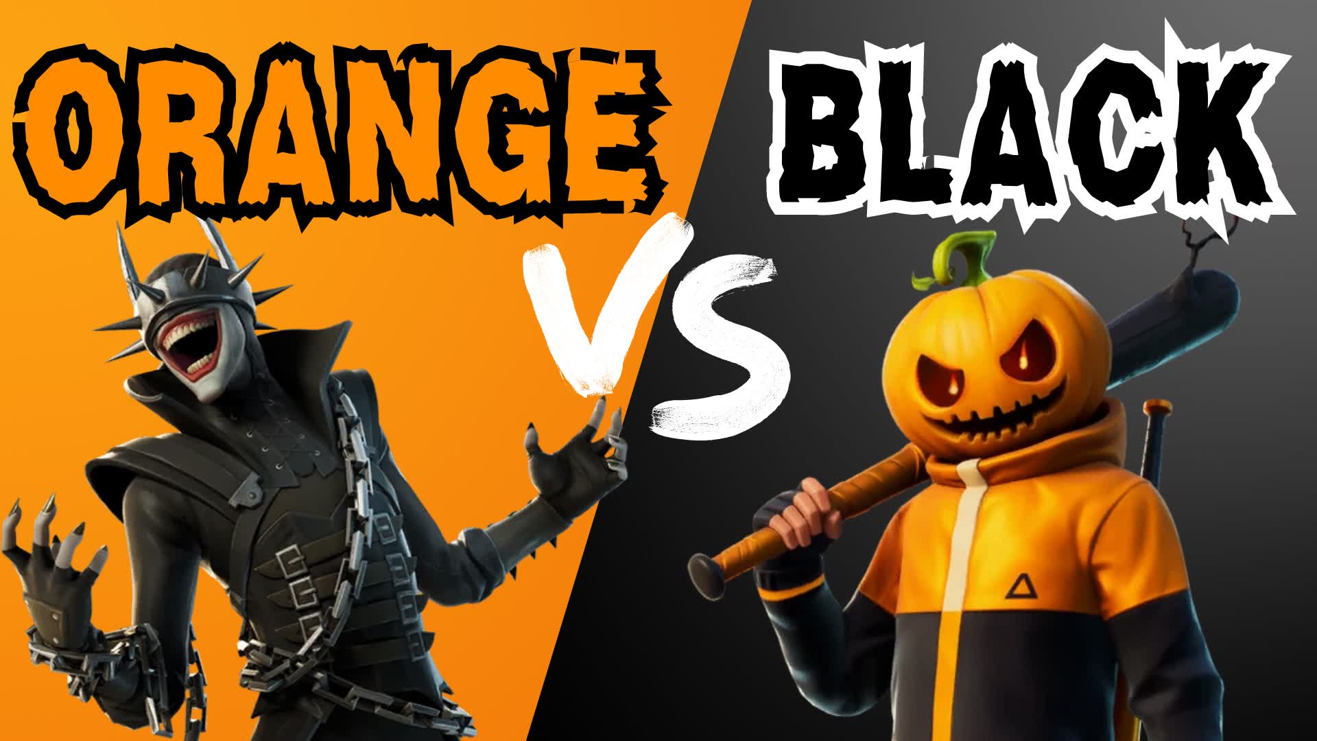 Orange VS Black [Halloween]👻🎃