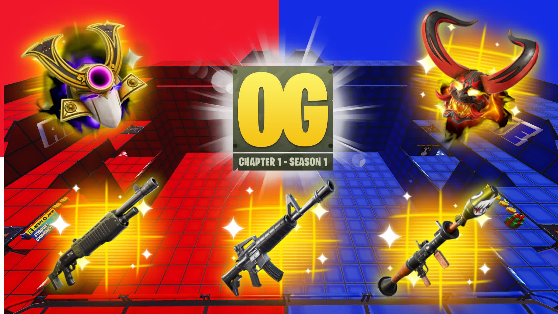 MEGA OG RED VS BLUE🔴🔵