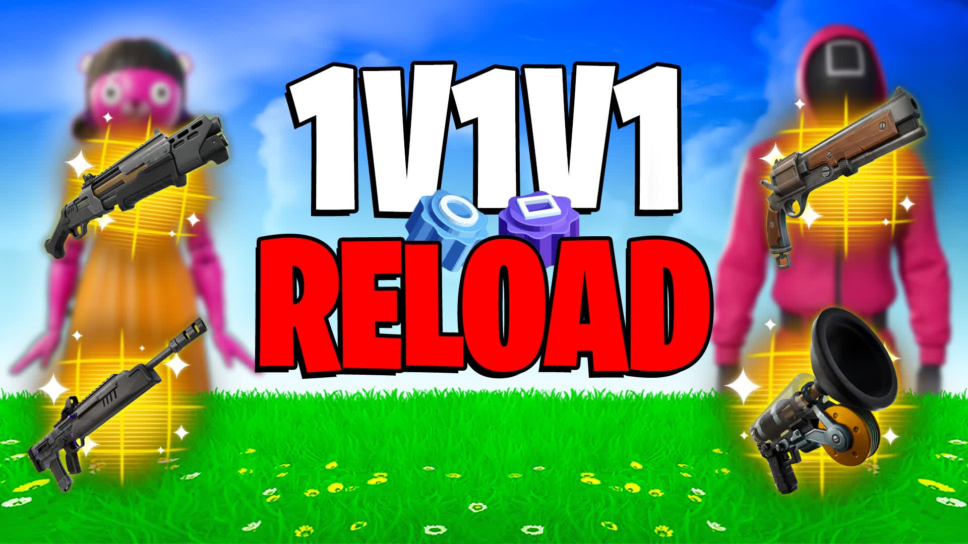SQUID GAME 1V1V1 RELOAD REALISTICS FFA