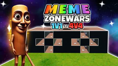 😂 MEME ZONE WARS (1V1 TO 4V4)