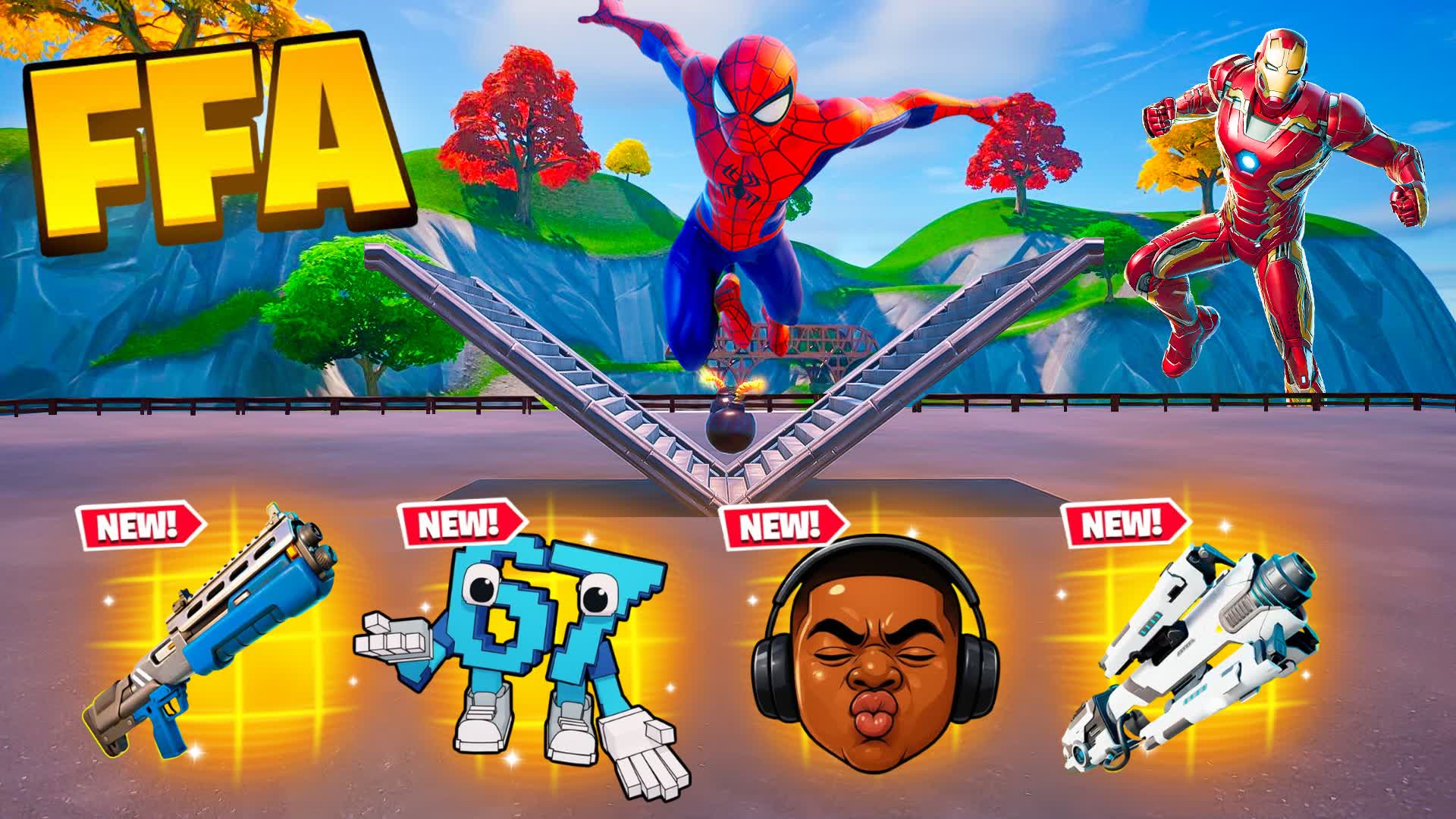 SUPER 1V1 ALL GUNS & VEHICLES