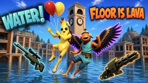 FLOOR IS WATER 💧 Swim or Sink 💧Flooded