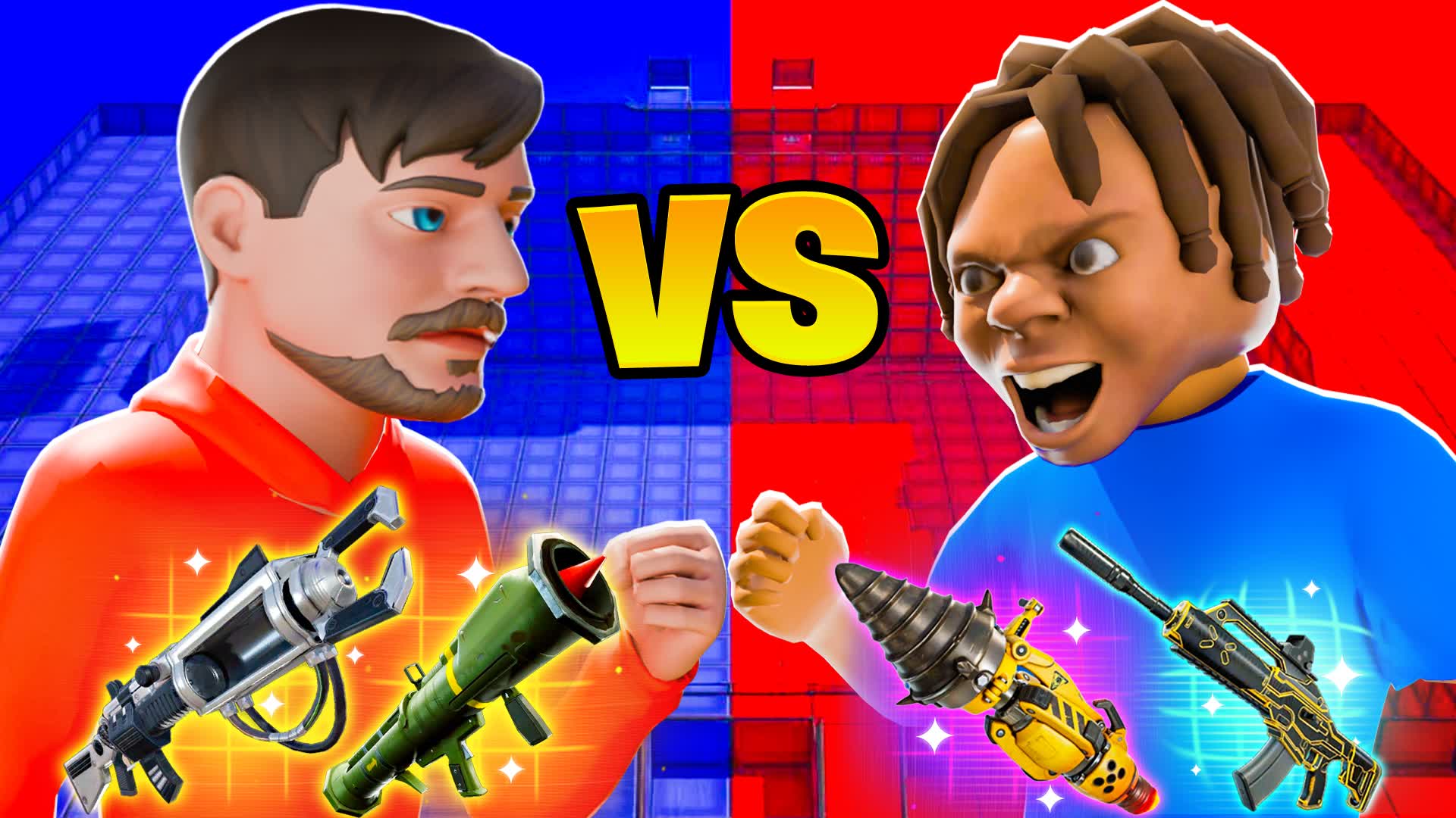 YOUTUBER RED VS BLUE