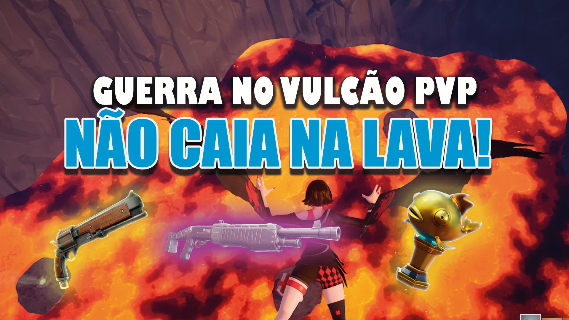 🌋GUERRA NO VULCÃO PVP: NÃO CAIA NA LAVA
