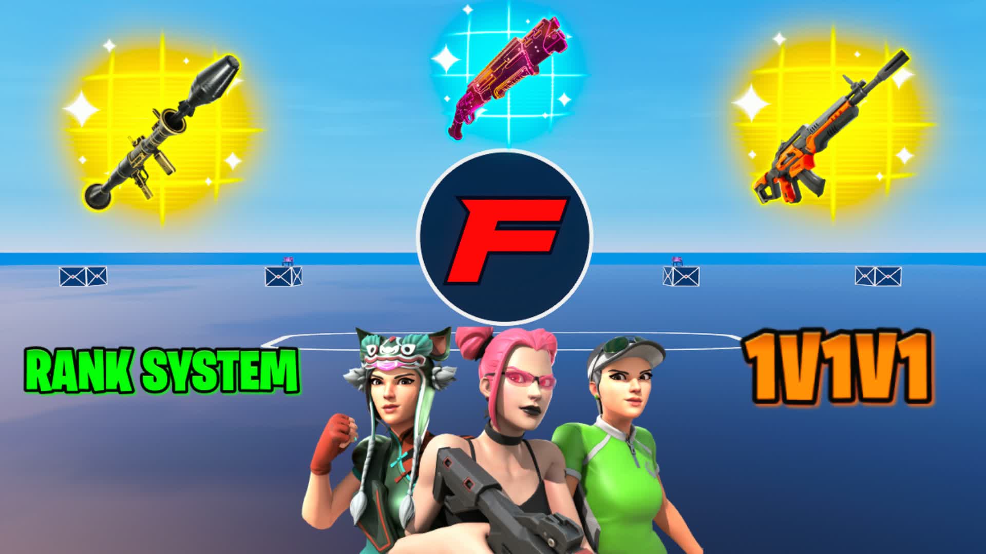 F 1V1V1 ZONE WARS 🌀 (AM)
