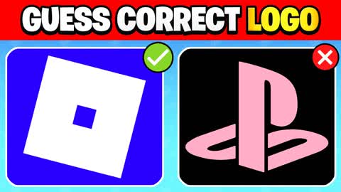 GUESS THE REAL LOGO 🔍 PARKOUR MINIGAME