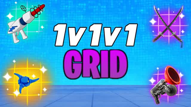 1v1v1 1v1v1 BLUE GRID ZONE WARS