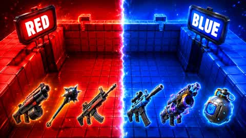 CHAOTIC RED VS BLUE 🔴🔵