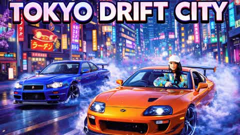 Tokyo Drift City- ALL VEHICLES & WEAPONS