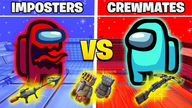 IMPOSTERS VS CREWMATES 🔴🔵