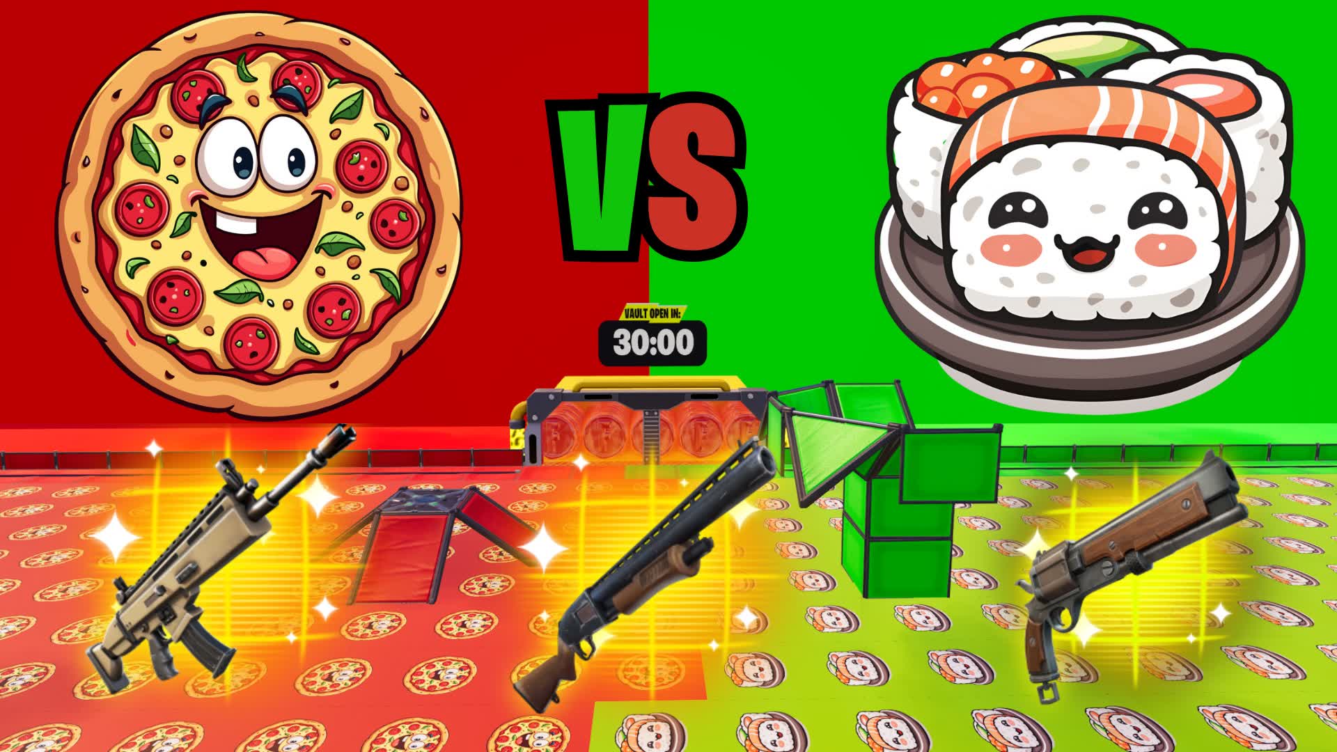 🍕Pizza VS Sushi🍣