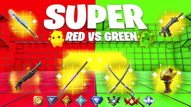 SUPER  RED VS GREEN 🔴💚 UNC