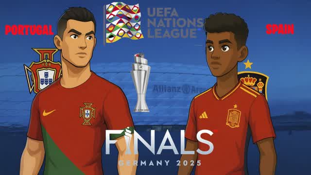 SPAIN vs PORTUGAL FINAL RONALDO VS YAMAL