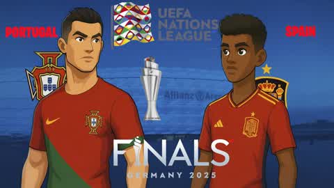 SPAIN vs PORTUGAL FINAL RONALDO VS YAMAL