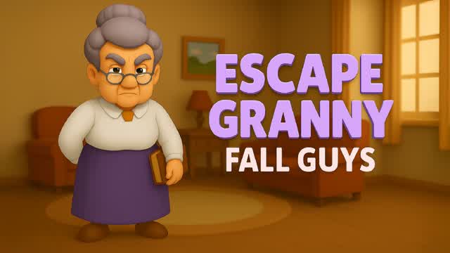 ESCAPE FROM GRANNY🔒FALL GUYS