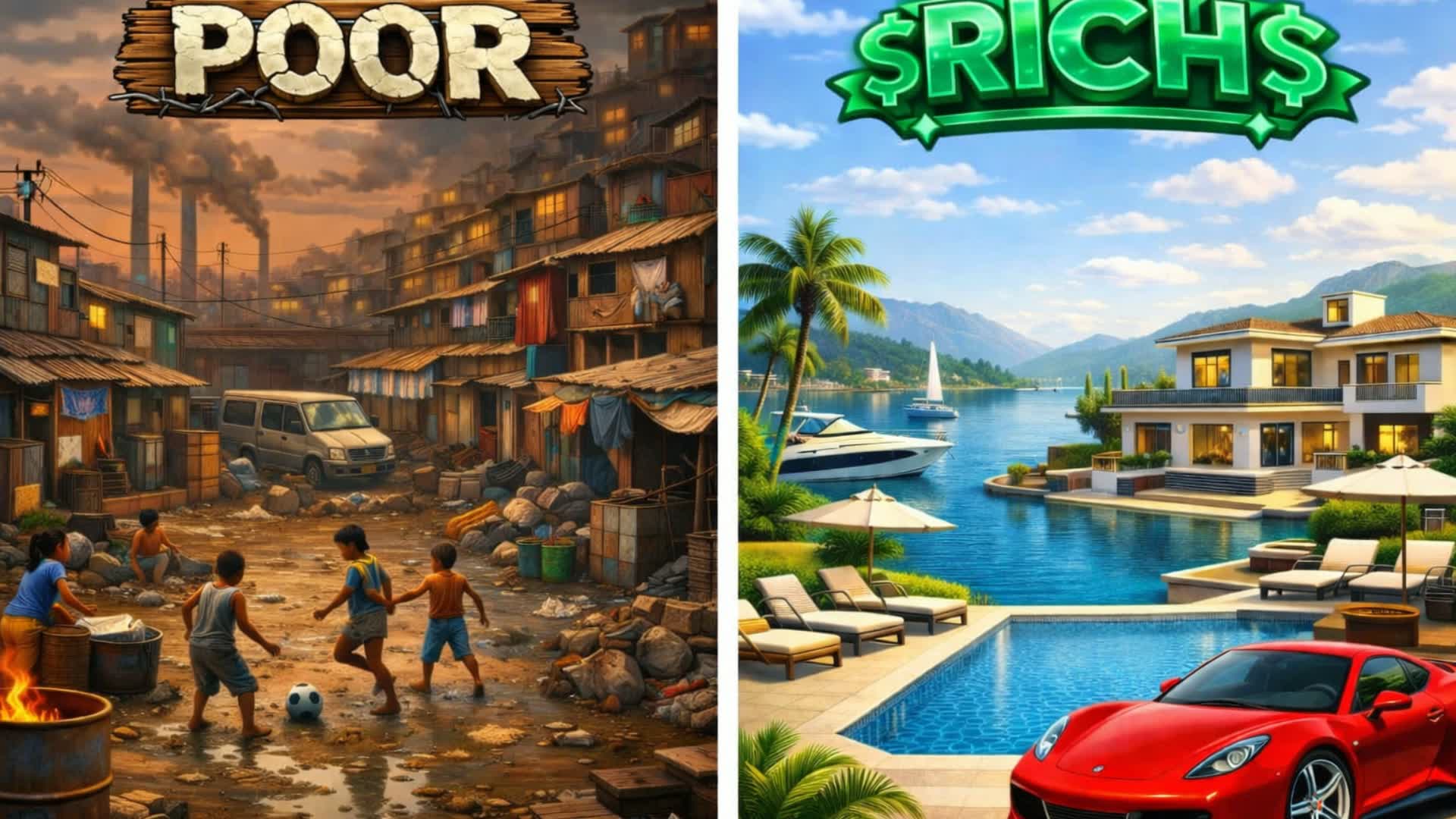 POOR VS RICH MAGNATE