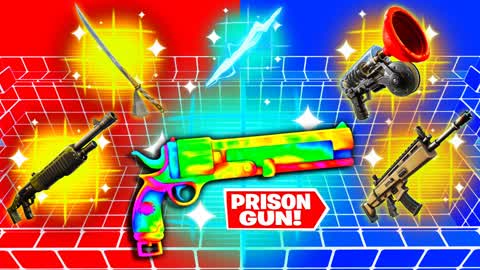 RED VS BLUE | PRISON GUN 🔴🔵