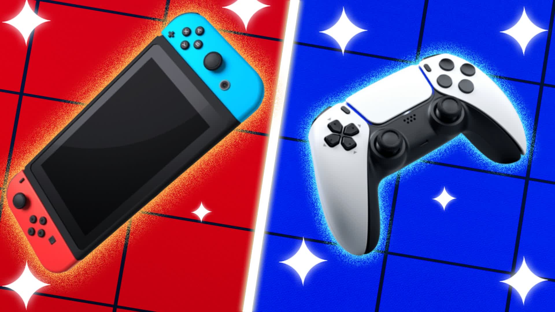 SWITCH VS CONSOLE RED VS BLUE🔴🔵 MVP 1