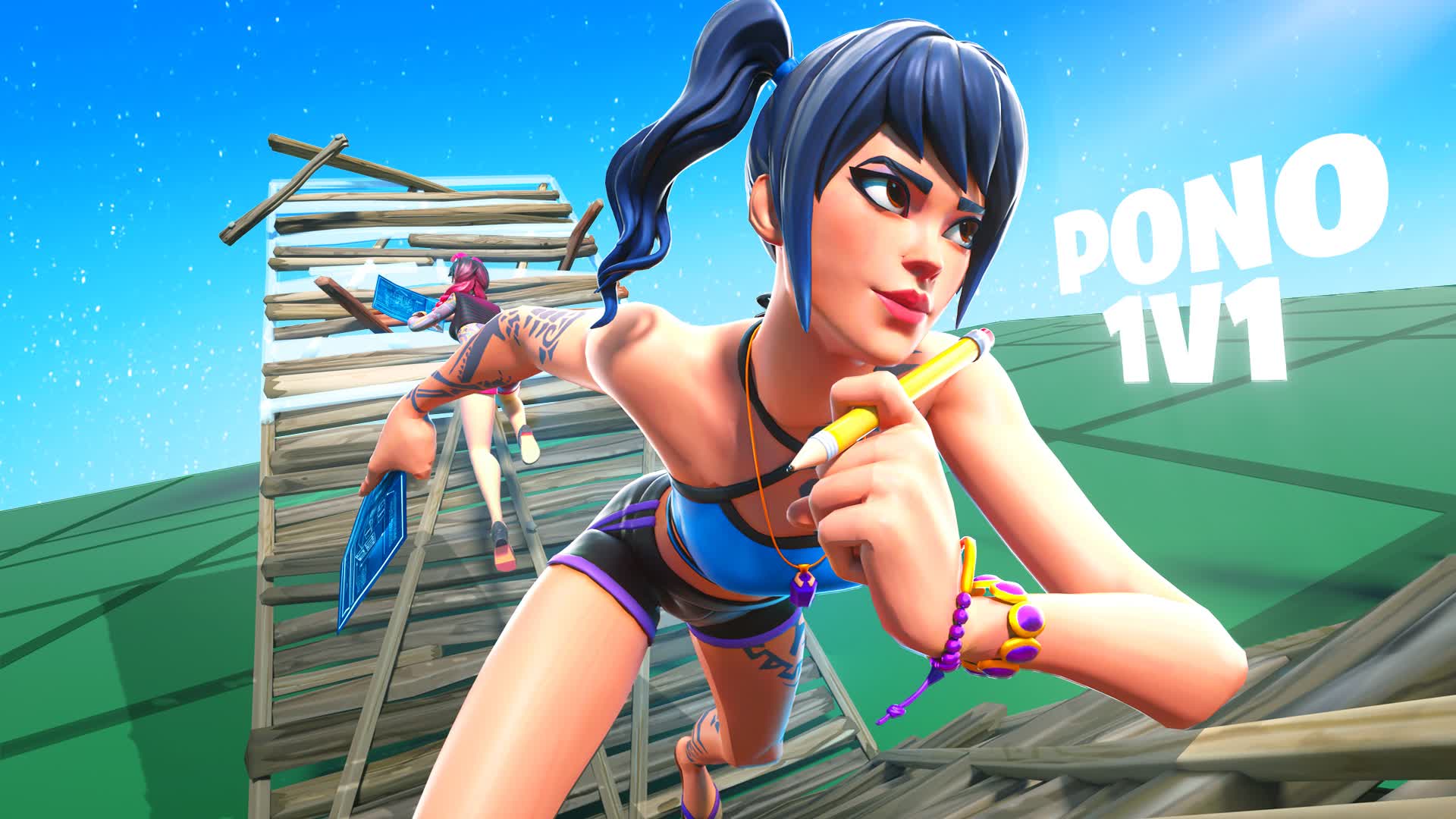PONO 1V1 BUILD FIGHT (200 PUMPS)