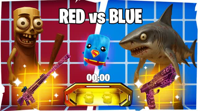 ZOMBIE ALL RED VS BLUEđŽđ”