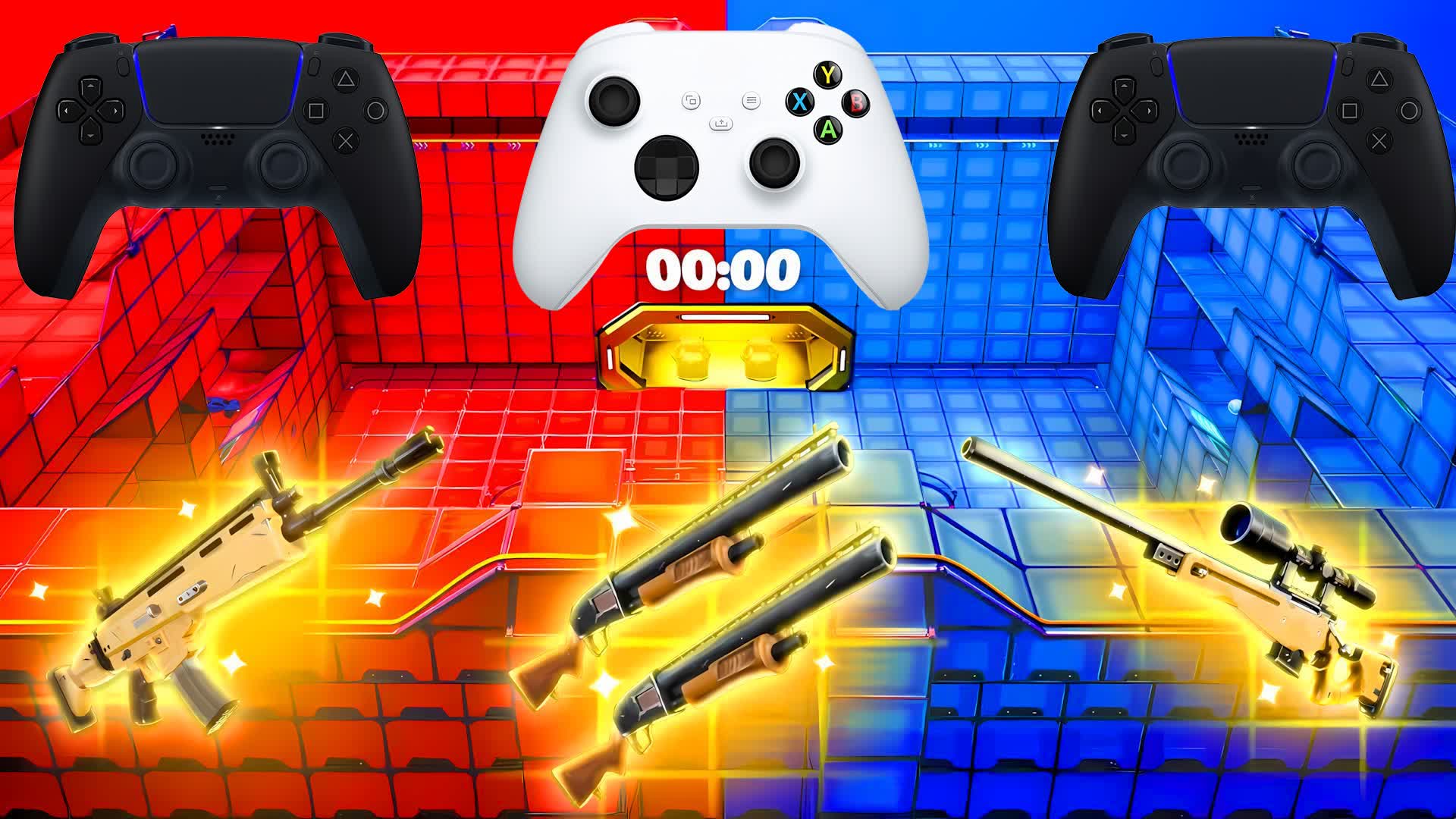 MEGA RED VS BLUE 🔴🔵 ARENA 🎯