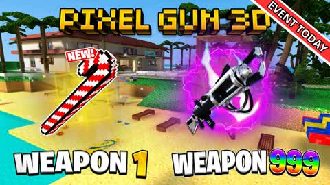 🌟PIXEL GUN GAME🏖️PARADISE🌅ONE SHOT🎯