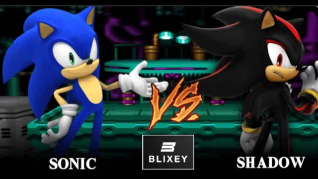 ⚡Sonic vs Shadow🔴RED VS BLUE🔵