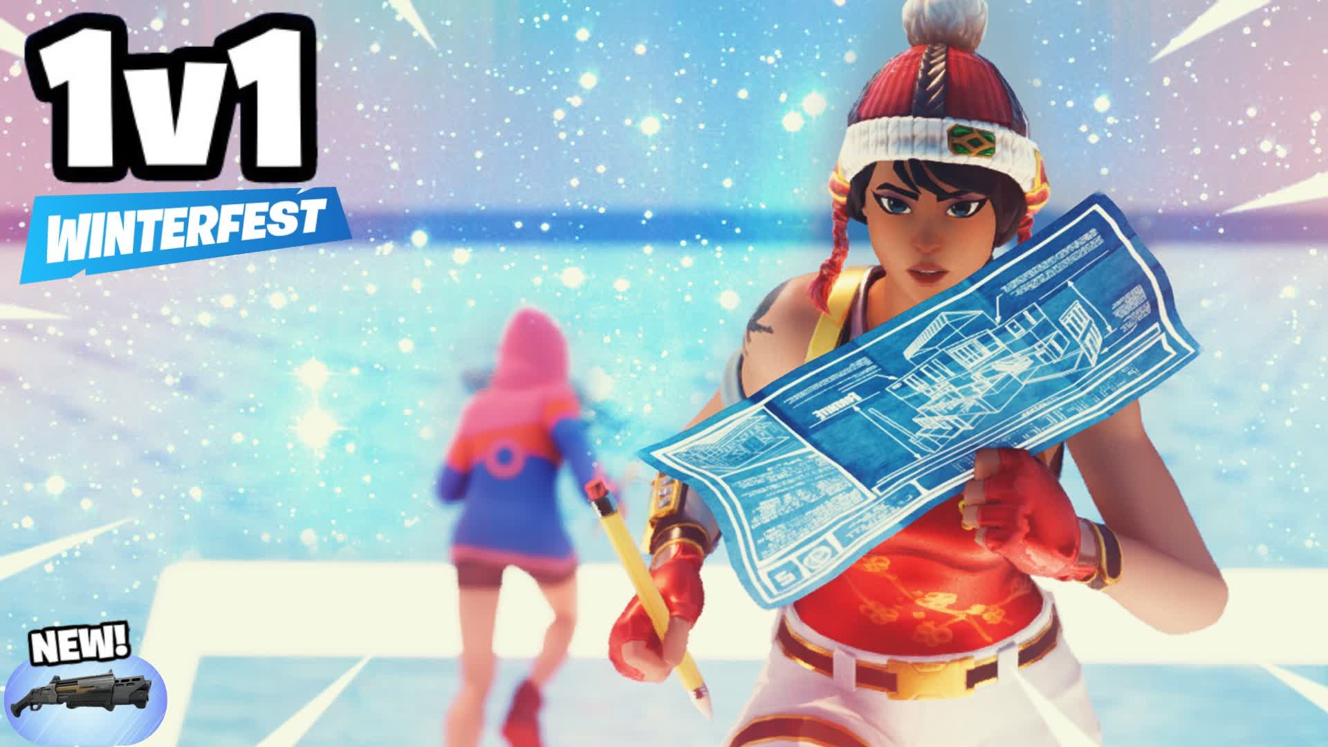 ULTIMATE 1V1 WINTER BUILD FIGHT
