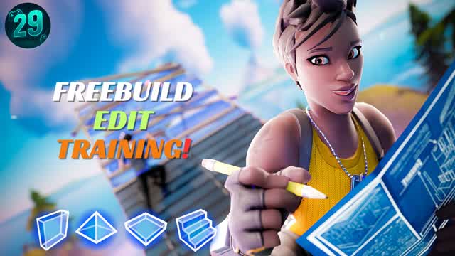 1v1 FREE BUILD FIGHT [ 200 PUMP ]🌟.