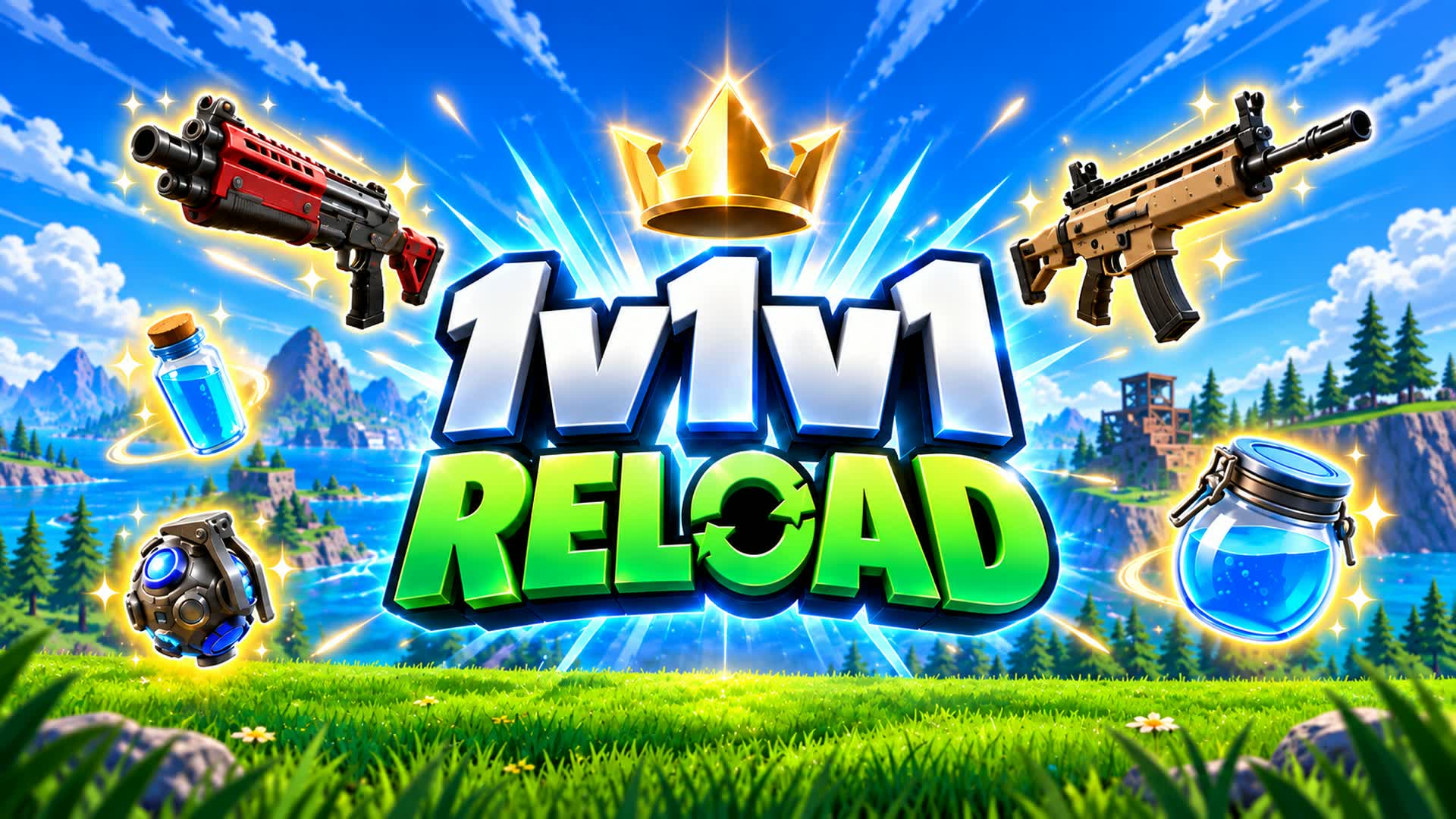 1v1v1 Reload Arena