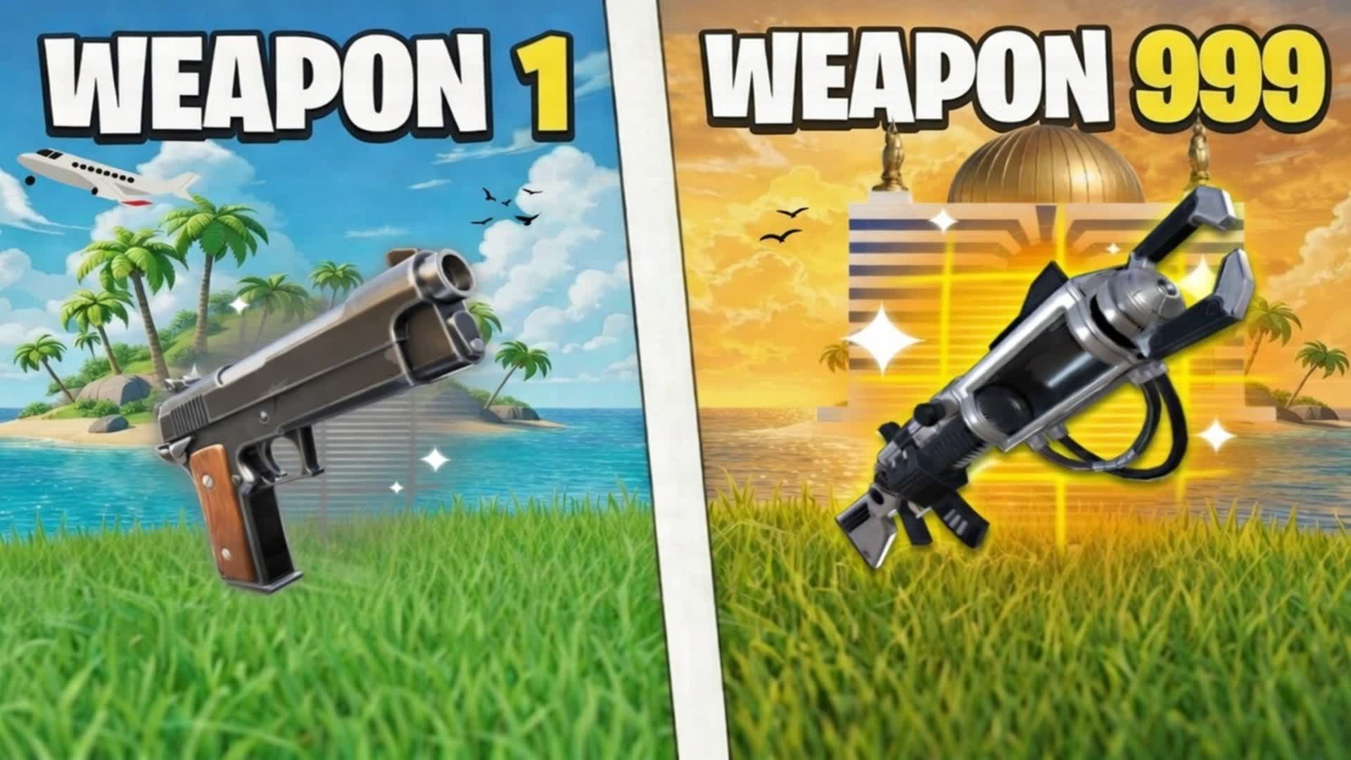 😎 GUN GAME 🔫 PRIVATE ISLAND ONE SHOT