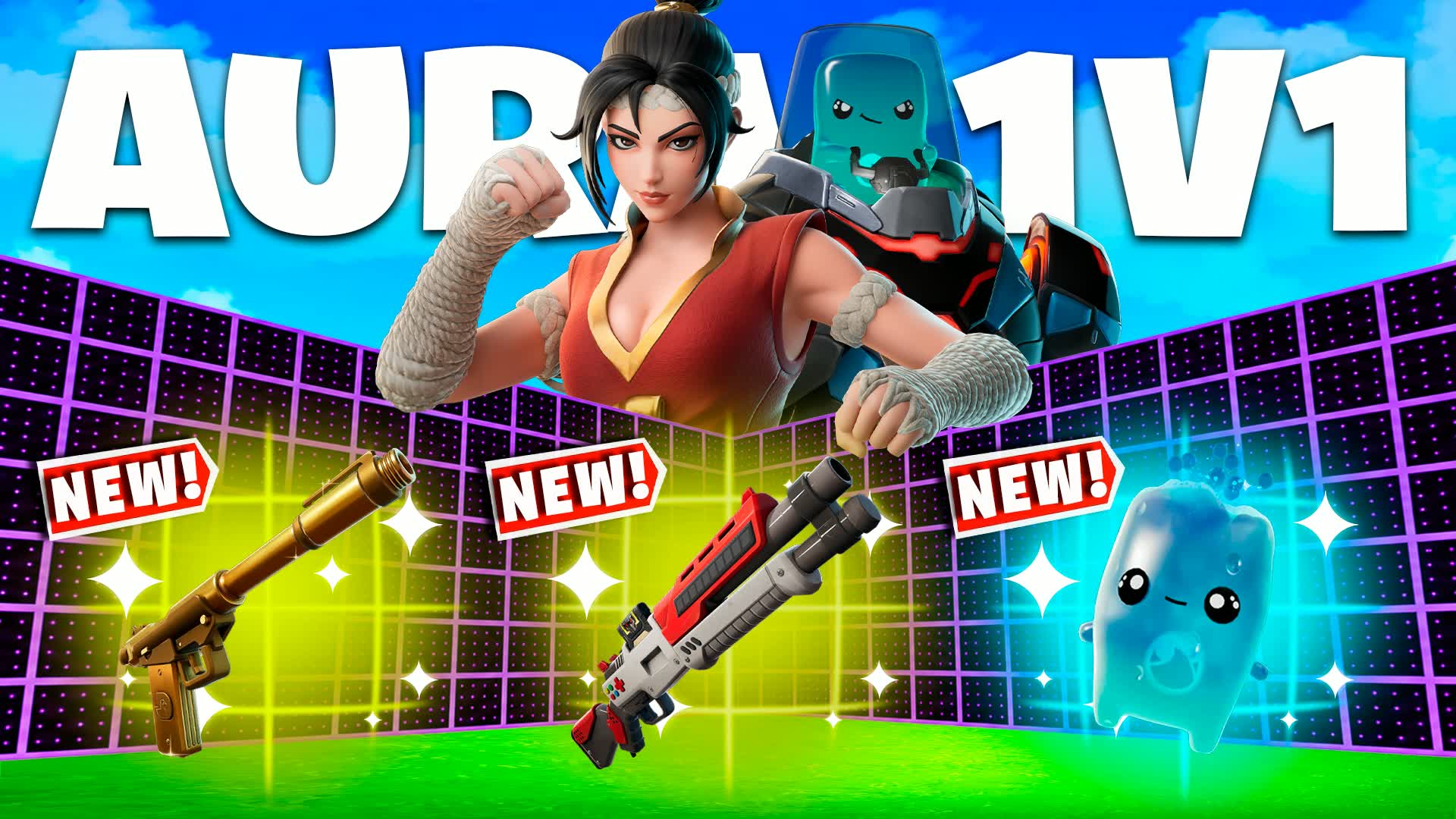 AURA 1V1 ALL GUNS & VEHICLES