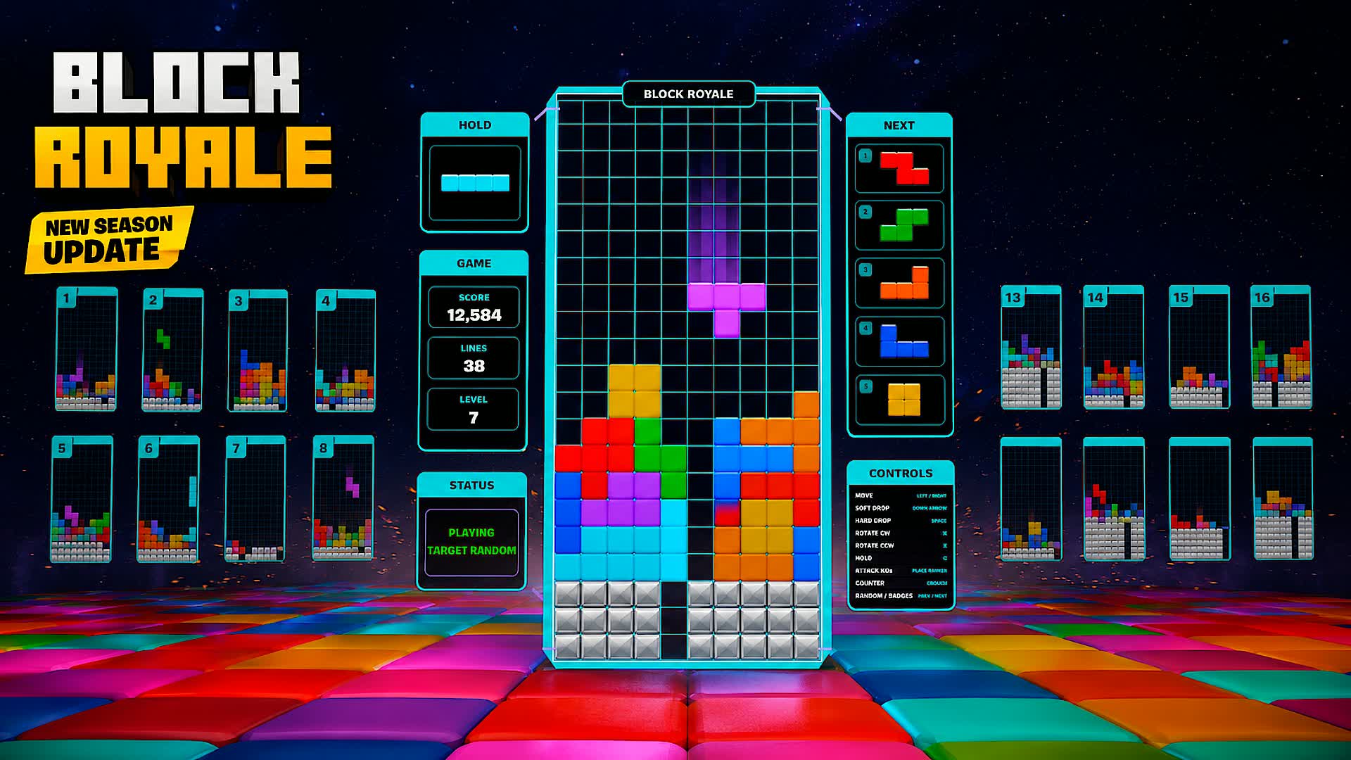 Tetromino Royale [TETRIS]