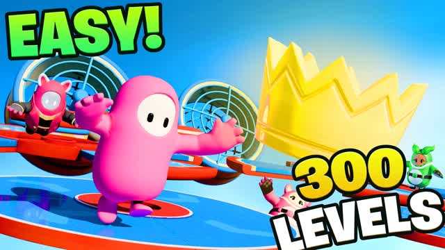 *UPDATED* đ„ FALL GUYS 300 LEVEL OBBY đ